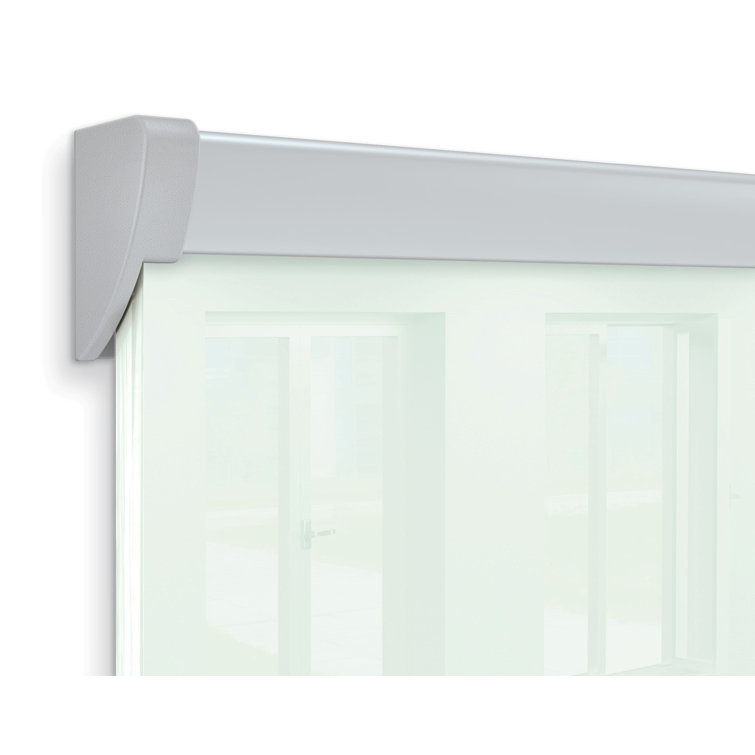 MooreCo Unity Wall Glass Oversized 8 ' & Up Framed Glass Board Wayfair